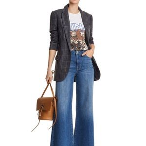 FRAME
Le Palazzo Raw-Edge Wide leg Jeans